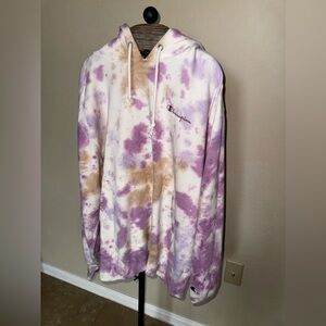 Tie dye champion hoodie